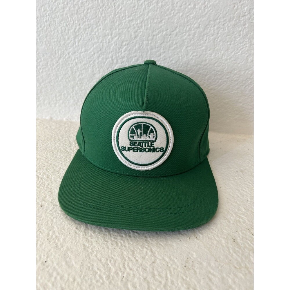 Mitchell & Ness Green NBA Seattle Supersonics Tonal Eclipse Snapback Cap Hat